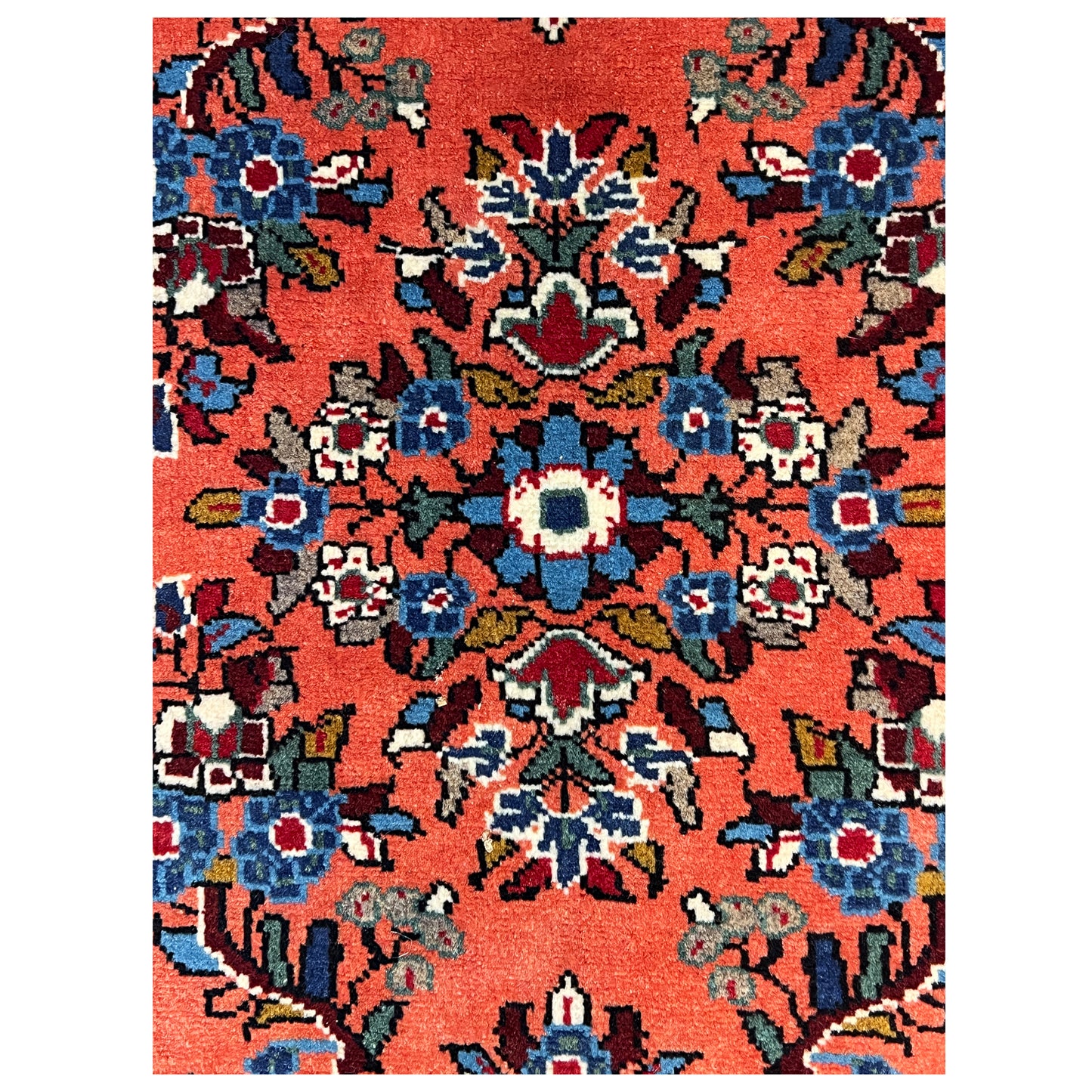  Poshti Teppich, Orange, 80x68cm - Premium Poshti Teppich from German Carpet Shop - Just €149! Shop now at German Carpet Shop