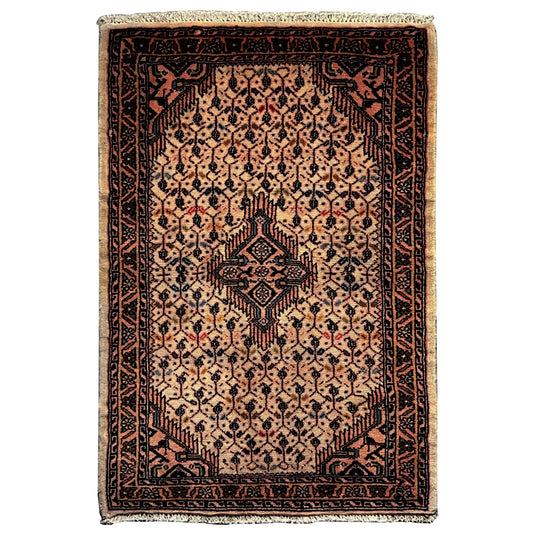  Poshti Teppich, Beige, 92x61cm - Premium Poshti Teppich from German Carpet Shop - Just €199! Shop now at German Carpet Shop