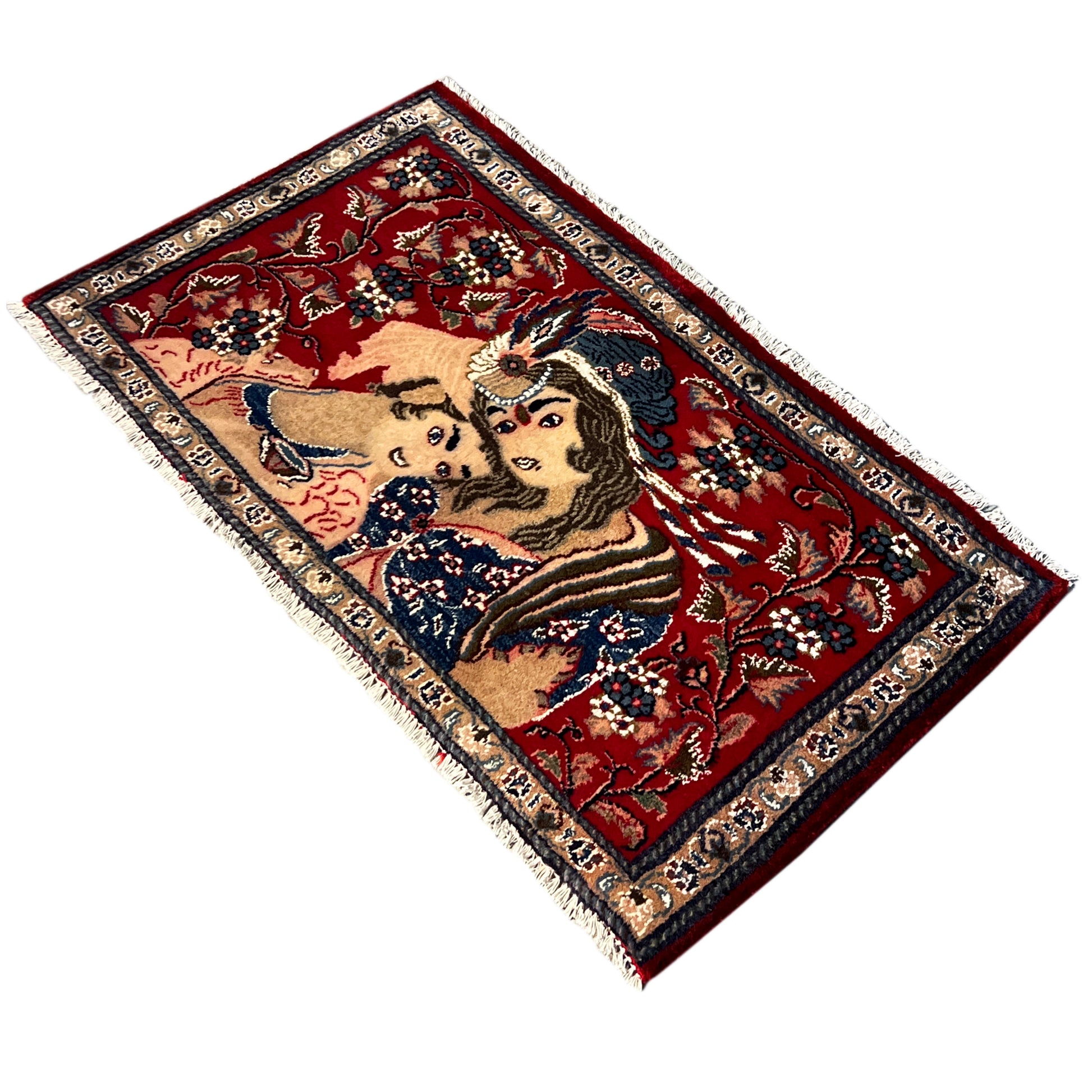  Poshti Teppich Rot, 98x53cm - Premium Poshti Teppich from German Carpet Shop - Just €239! Shop now at German Carpet Shop