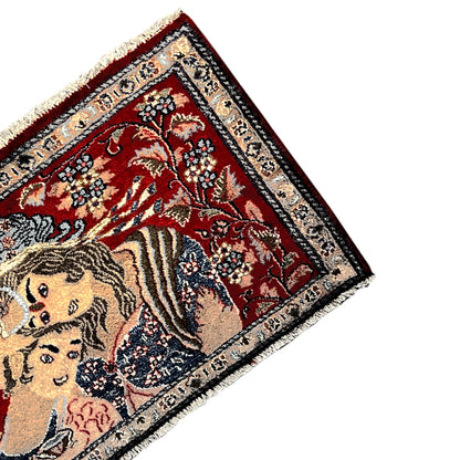  Poshti Teppich Rot, 98x53cm - Premium Poshti Teppich from German Carpet Shop - Just €239! Shop now at German Carpet Shop