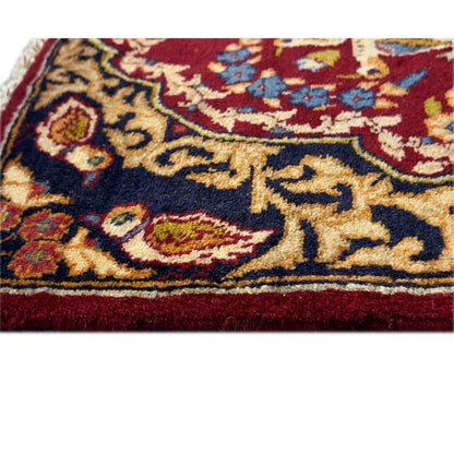  Poshti Teppich, Rot, 66x64 cm - Premium Poshti Teppich from German Carpet Shop - Just €190! Shop now at German Carpet Shop