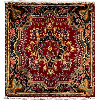  Poshti Teppich, Rot, 64x61 cm - Premium Poshti Teppich from German Carpet Shop - Just €190! Shop now at German Carpet Shop