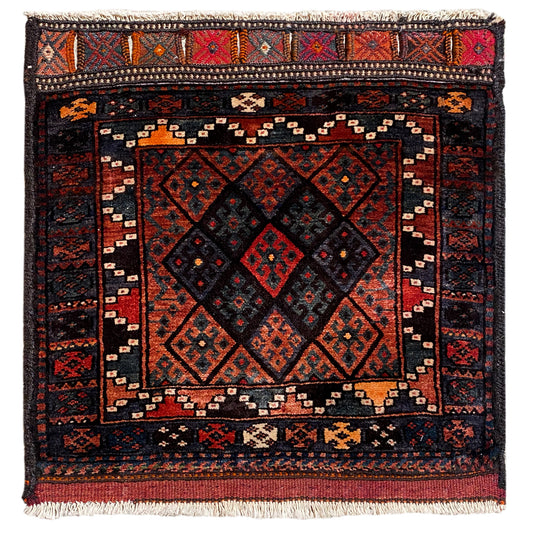 Hamedan Poshti Teppich - 76x72 cm