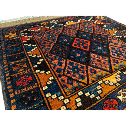 Hamedan Poshti Teppich - 82x72 cm