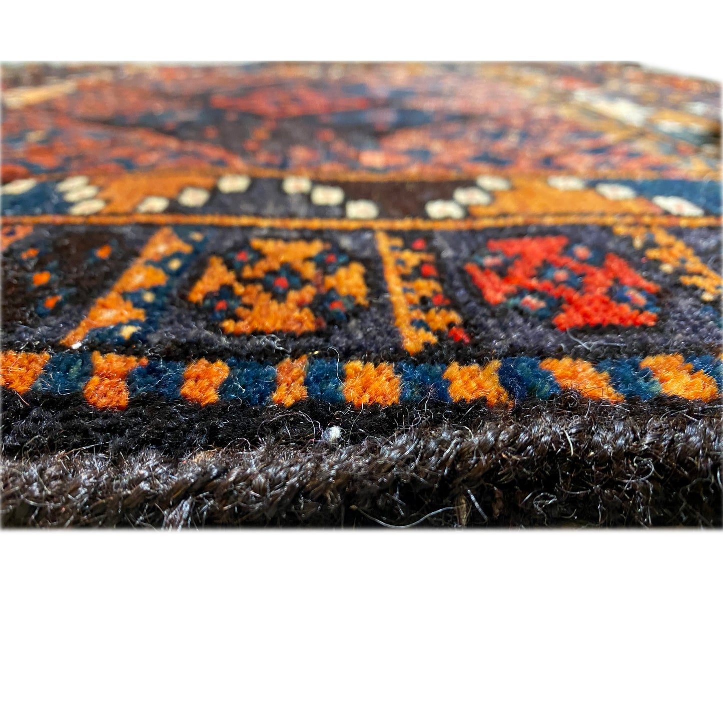 Hamedan Poshti Teppich - 82x72 cm