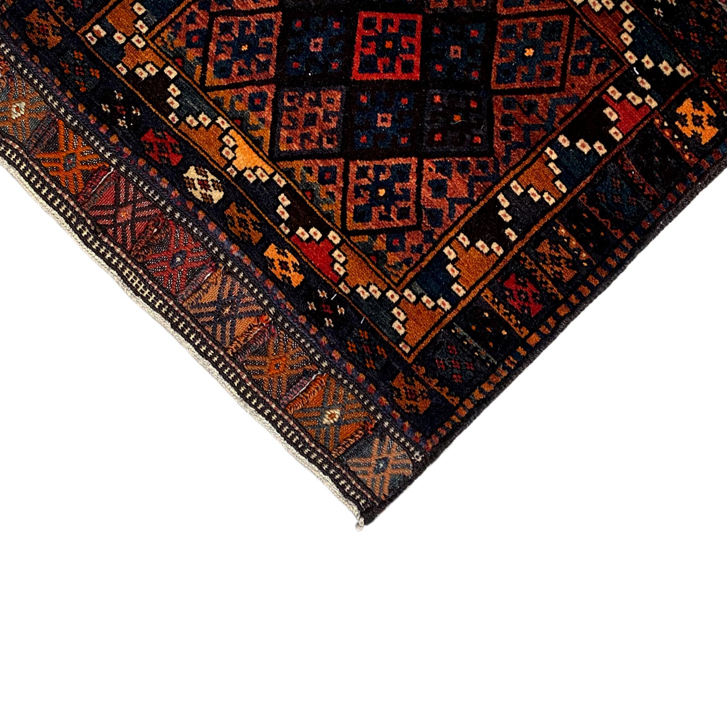 Hamedan Poshti Teppich - 82x72 cm