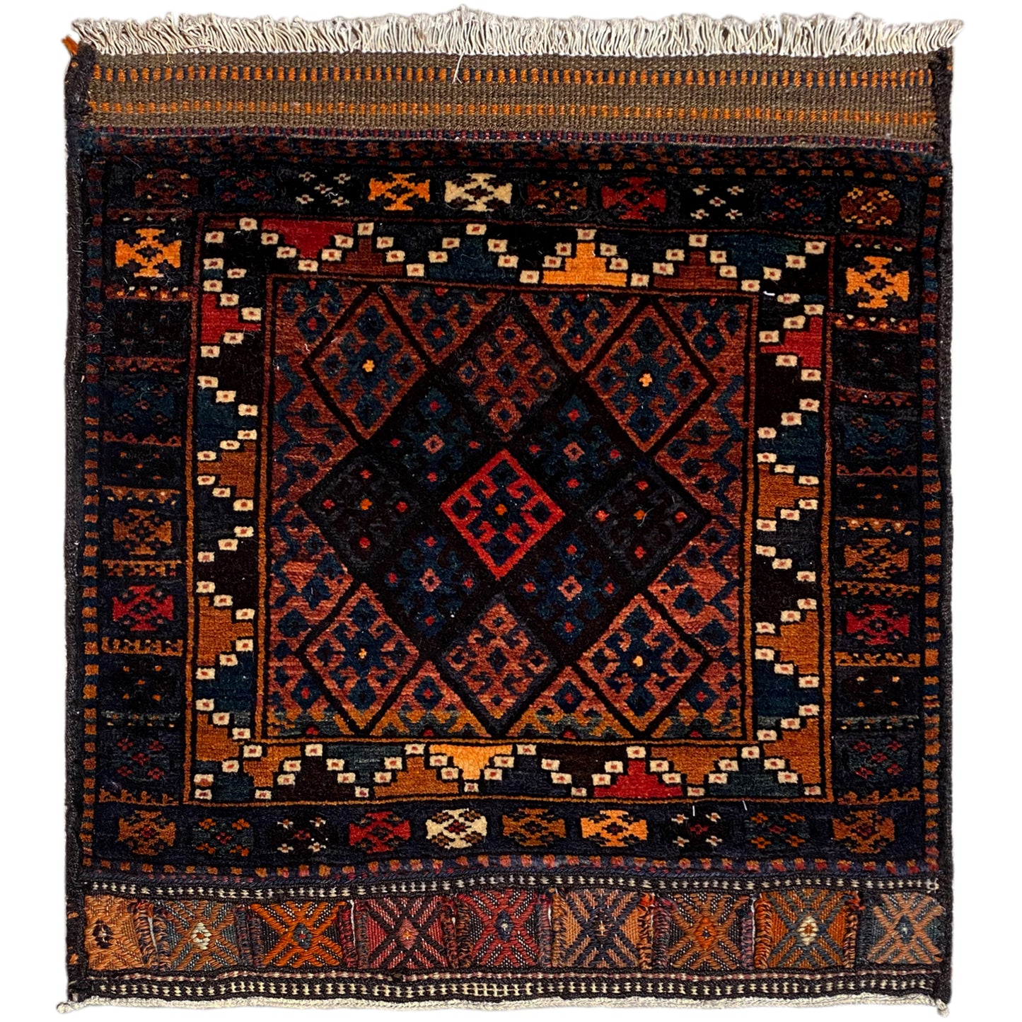 Hamedan Poshti Teppich - 82x72 cm