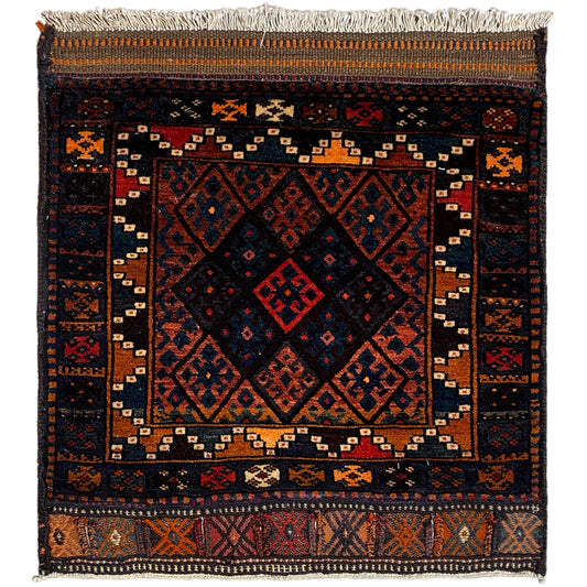Hamedan Poshti Teppich - 82x72 cm