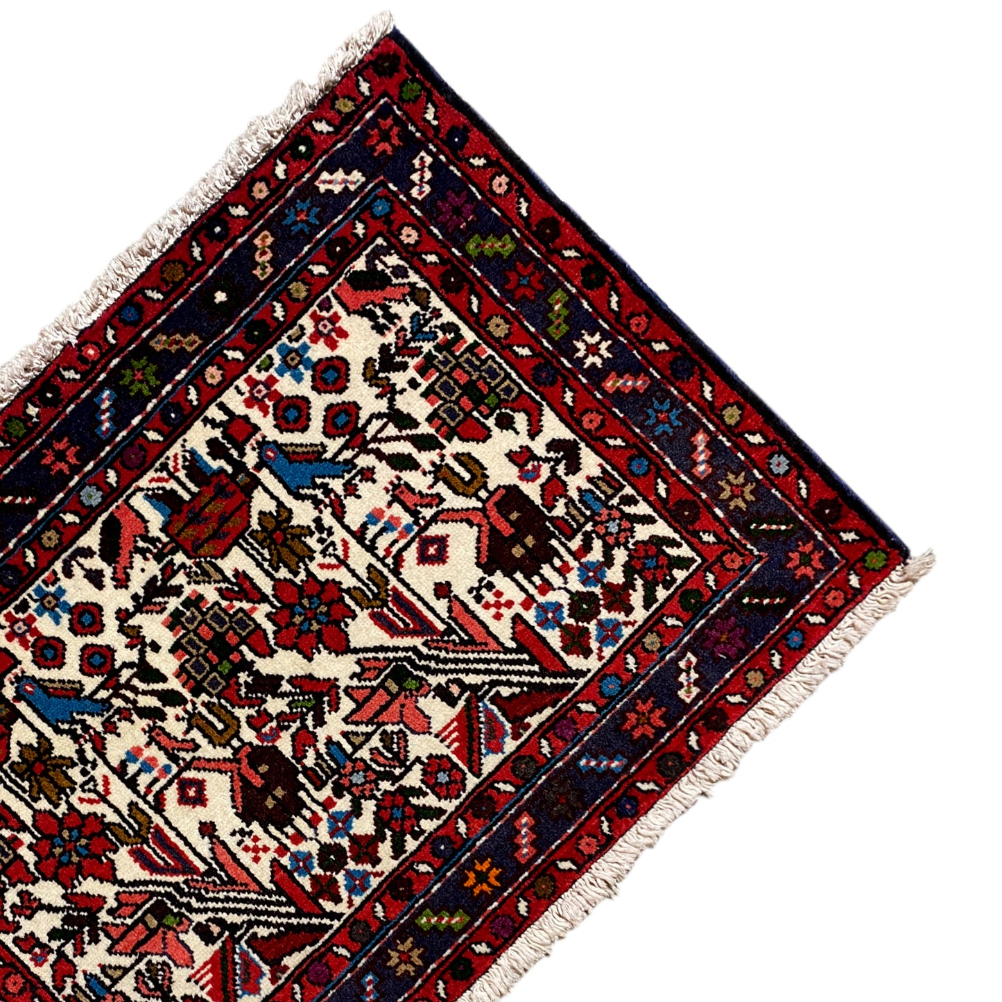 Hamedan Poshti Teppich - 62x88 cm