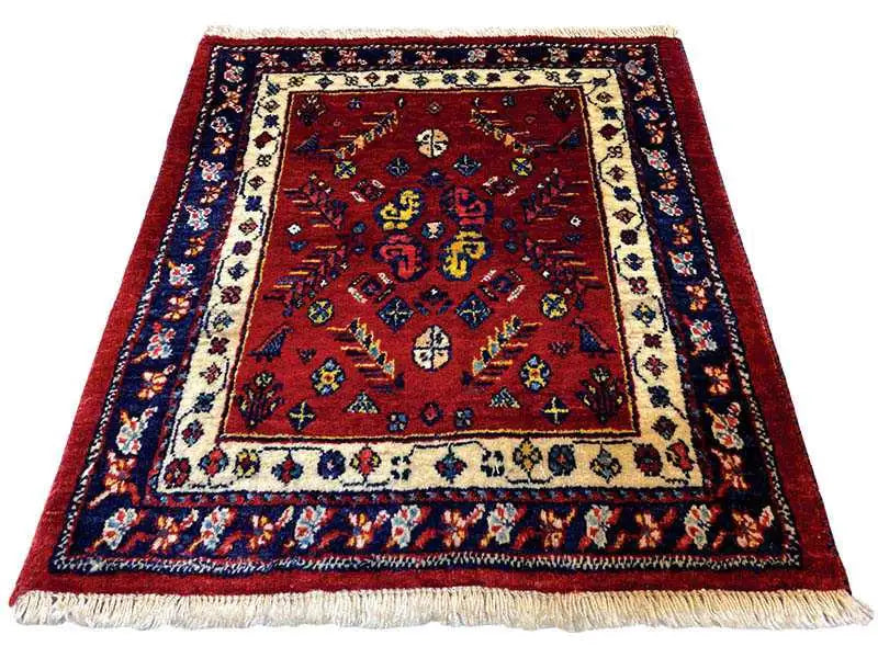  Qashqai Exklusiv (57x52 cm) - Premium Teppich from German Carpet Shop - Just €225! Shop now at German Carpet Shop
