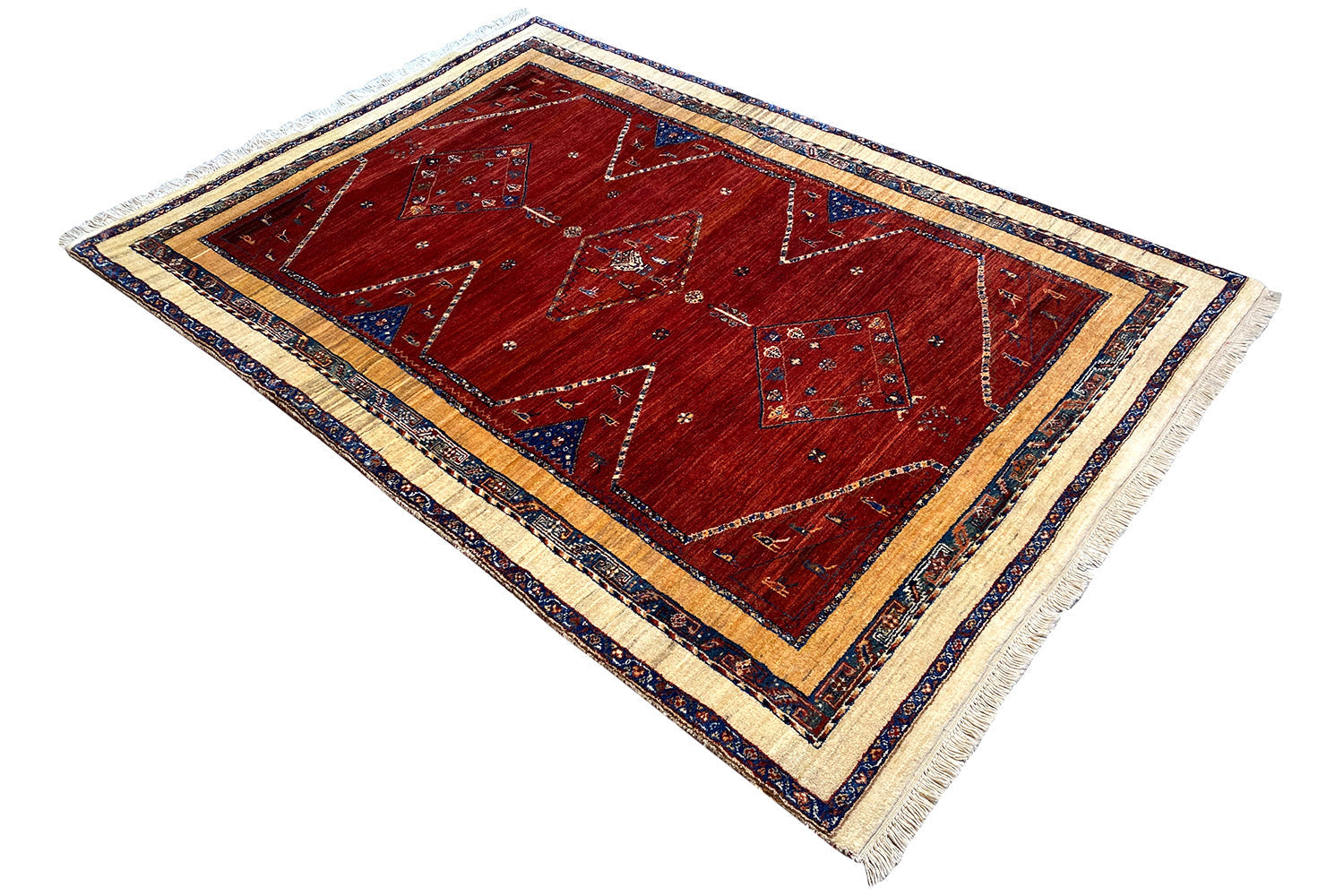 Qashqai Exklusiv 24030 - (200x135 cm) - Premium Teppich from German Carpet Shop - Just €2390! Shop now at German Carpet Shop