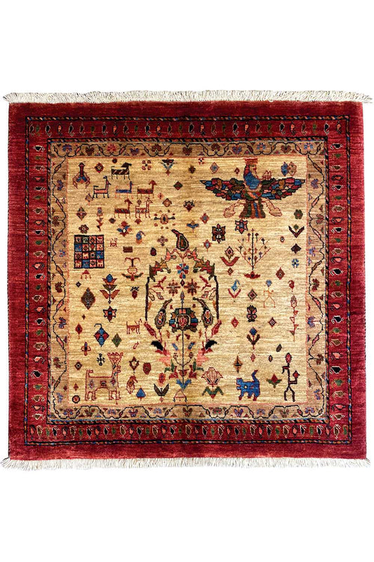 Qashqai Exklusiv (100x99cm) - German Carpet Shop