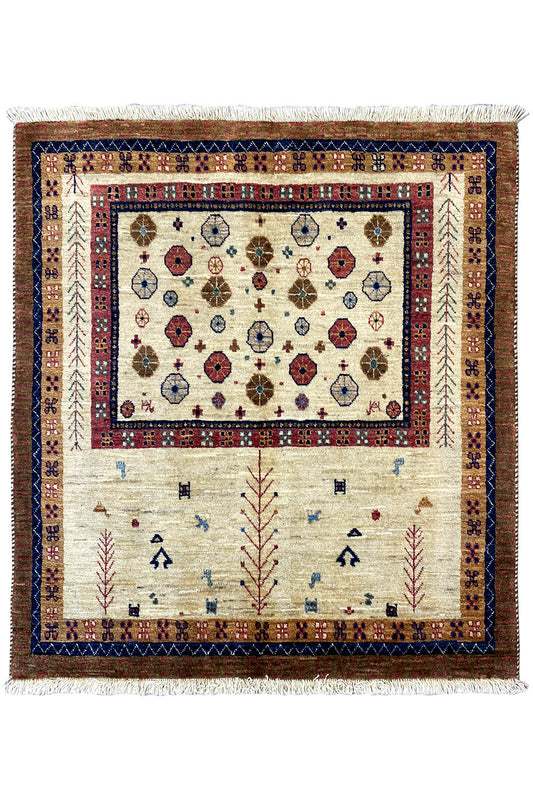 Qashqai Exklusiv 303648 - (102x97cm) - German Carpet Shop