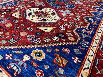  Qashqai Exklusiv (144x98 cm) - Premium Teppich from German Carpet Shop - Just €1150! Shop now at German Carpet Shop