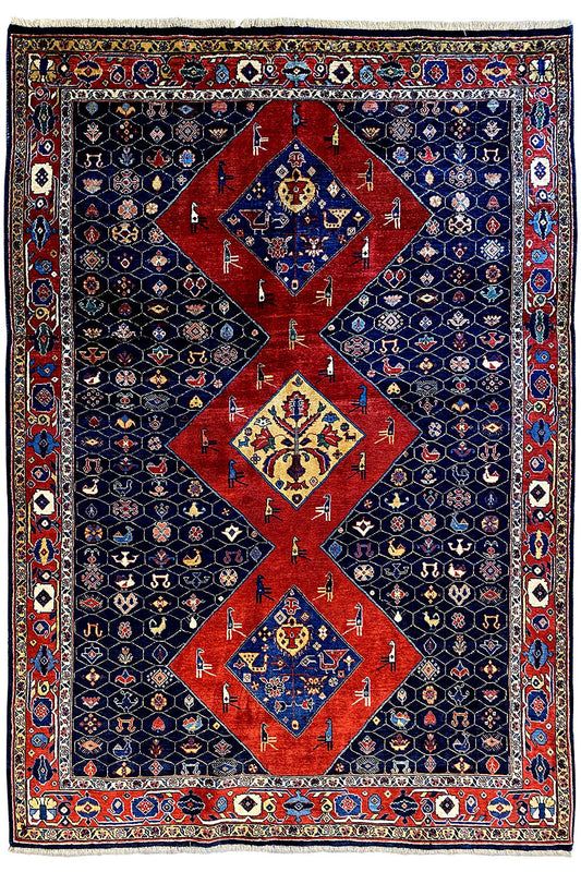  Qashqai Exklusiv - 505156 (220x147 cm) - Premium Teppich from German Carpet Shop - Just €1599! Shop now at German Carpet Shop