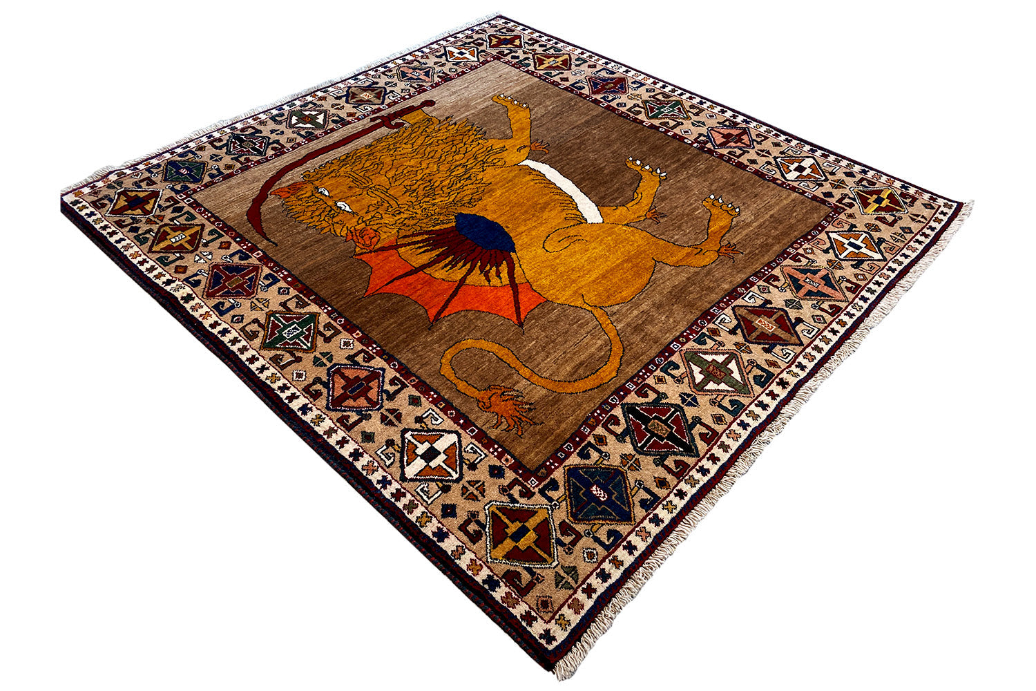 Qashqai Exklusiv (175x166cm) - German Carpet Shop