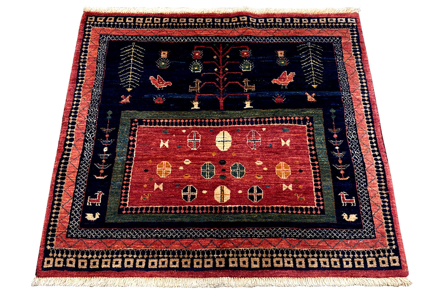  Qashqai Exklusiv 9300324 - (86x95 cm) - Premium Teppich from German Carpet Shop - Just €600! Shop now at German Carpet Shop