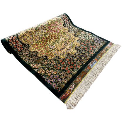 Ghom Seide Teppich - 900846 (123x79 cm)