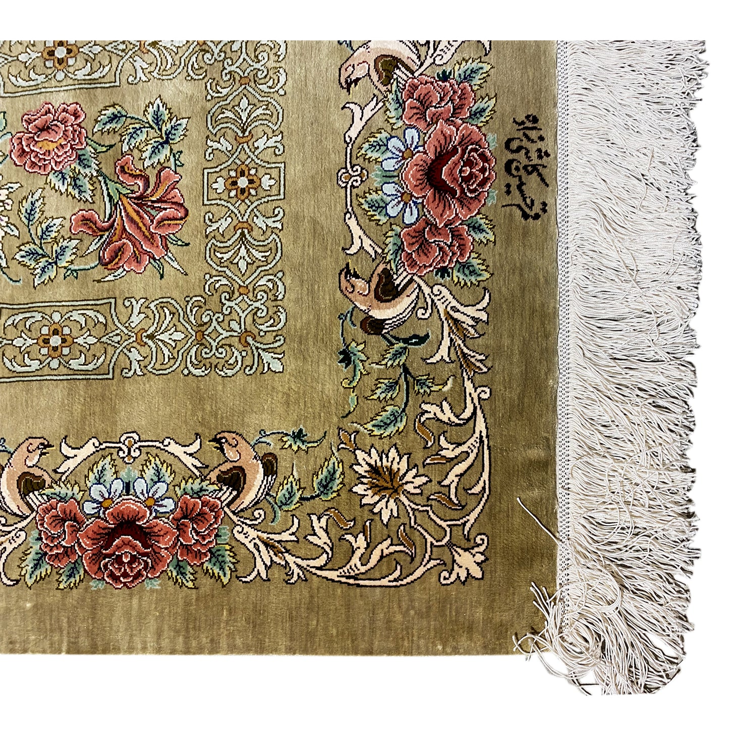 Ghom Seide Teppich - 904736 (195x53 cm)