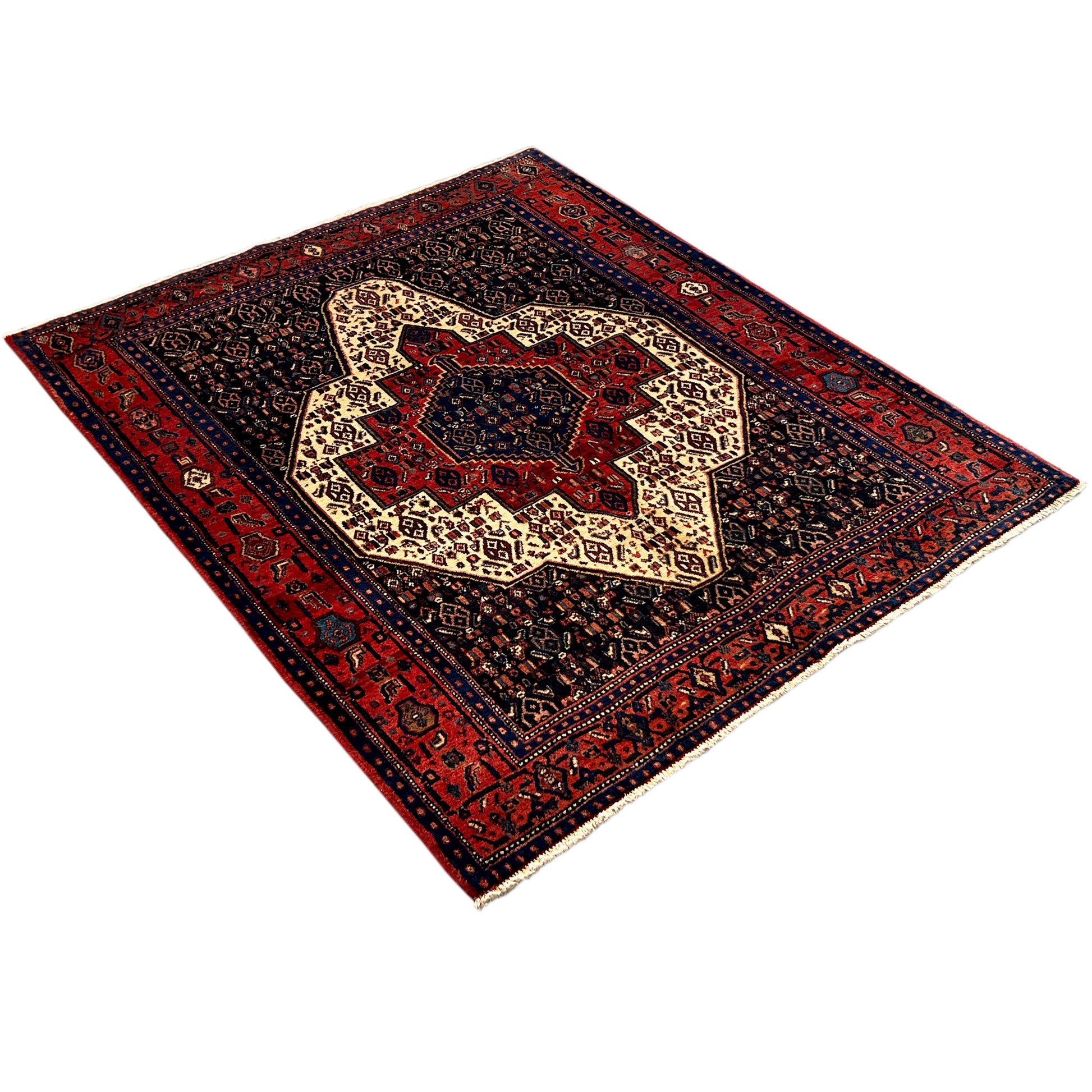  Sanandaj Teppich 148x123 cm - Premium Sanandaj Teppich from German Carpet Shop - Just €0! Shop now at German Carpet Shop