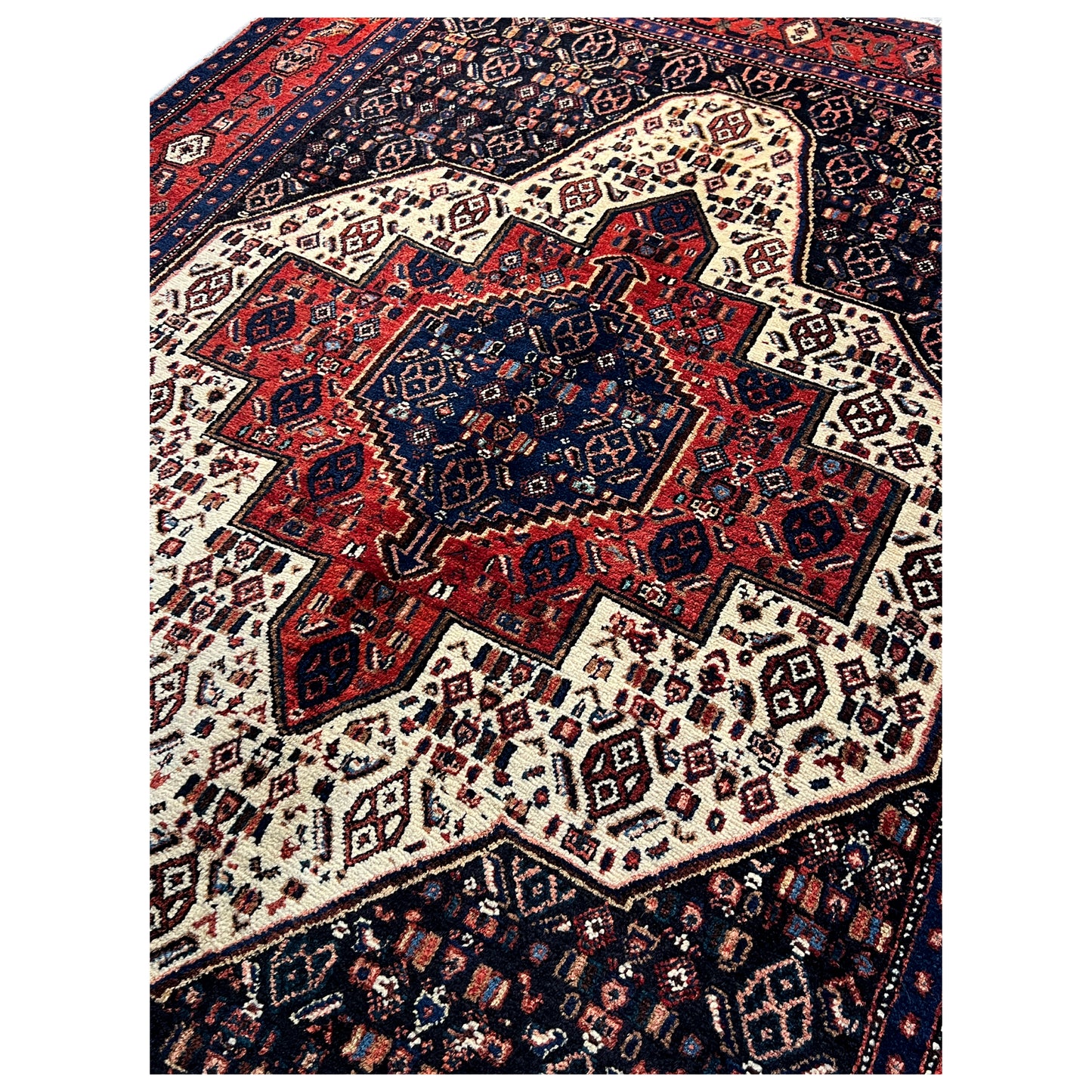  Sanandaj Teppich 148x123 cm - Premium Sanandaj Teppich from German Carpet Shop - Just €0! Shop now at German Carpet Shop