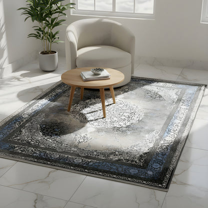 Blauwe rook 170x240cm