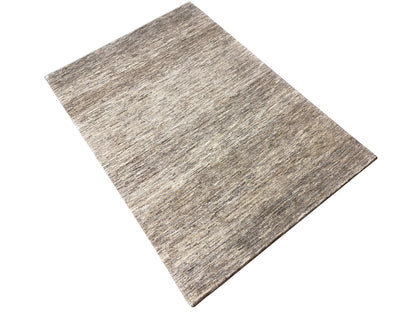 Naturfarbener Gabbeh Teppich handgefertigt