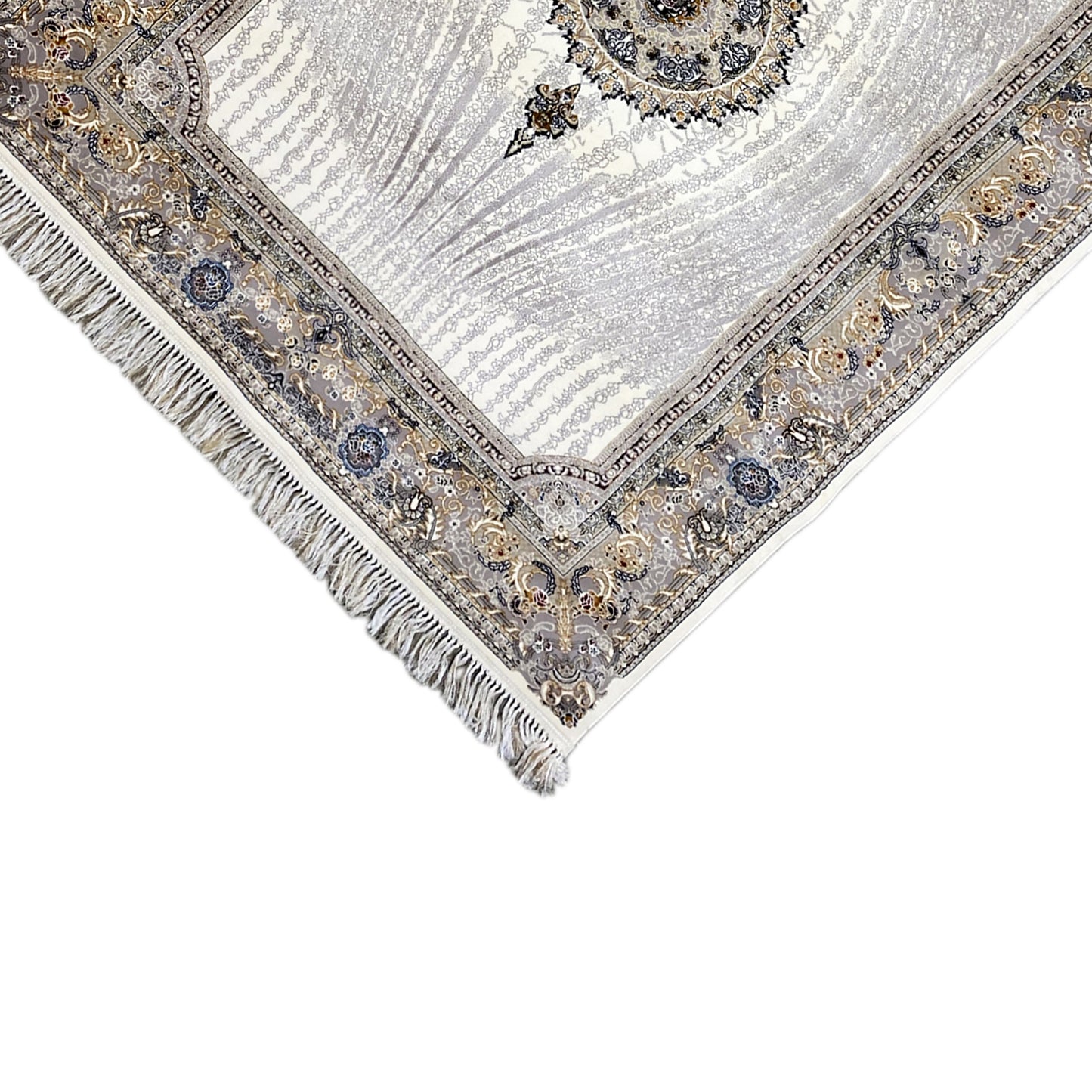 Großformatiger Teppich 160x230 Modern Vintage Grau