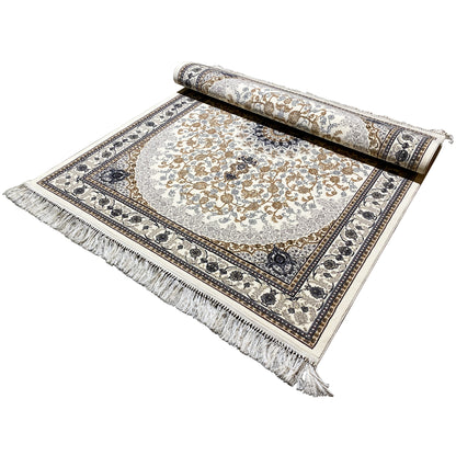 Teppich Florales Medaillon Orientalischer Stil Hell