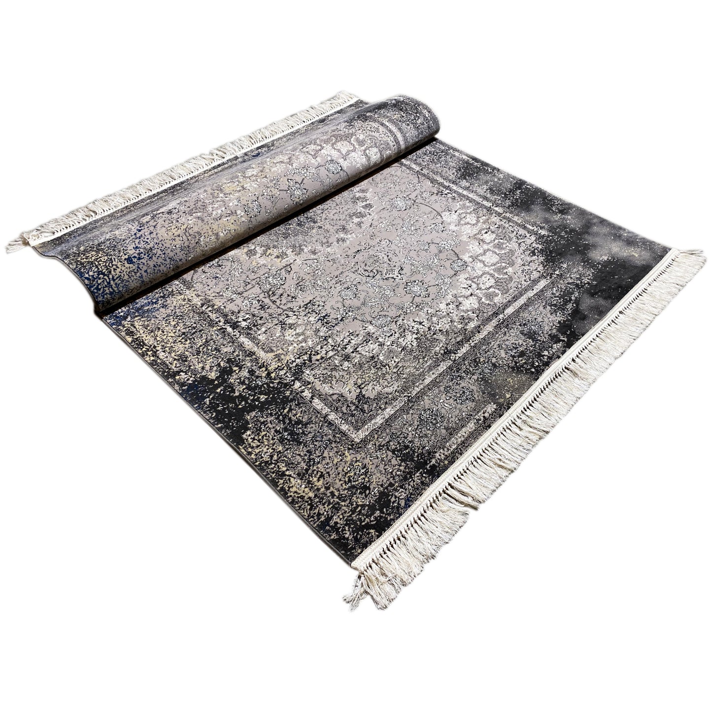 Gewebte teppich kaufen, moderne Deko, 160x230, Polypropylen, Vintage Medaillon.