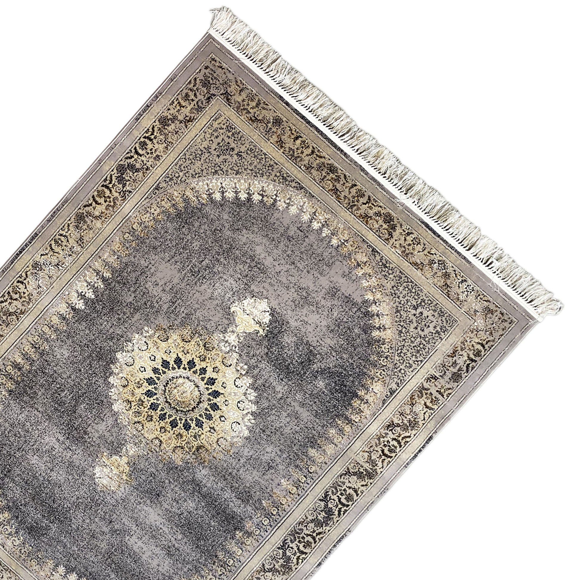 Strapazierfähiger Medaillon Teppich Vintage Look 160x230 cm günstig