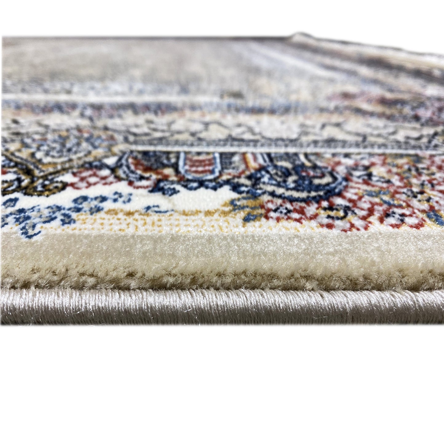 Teppich mit zentralem Medaillon Muster 160x230 pflegeleichter Kurzflor Stuttgart