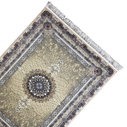 Stuttgart Medaillon Teppich 160x230 cm maschinell gefertigt, Vintage Optik