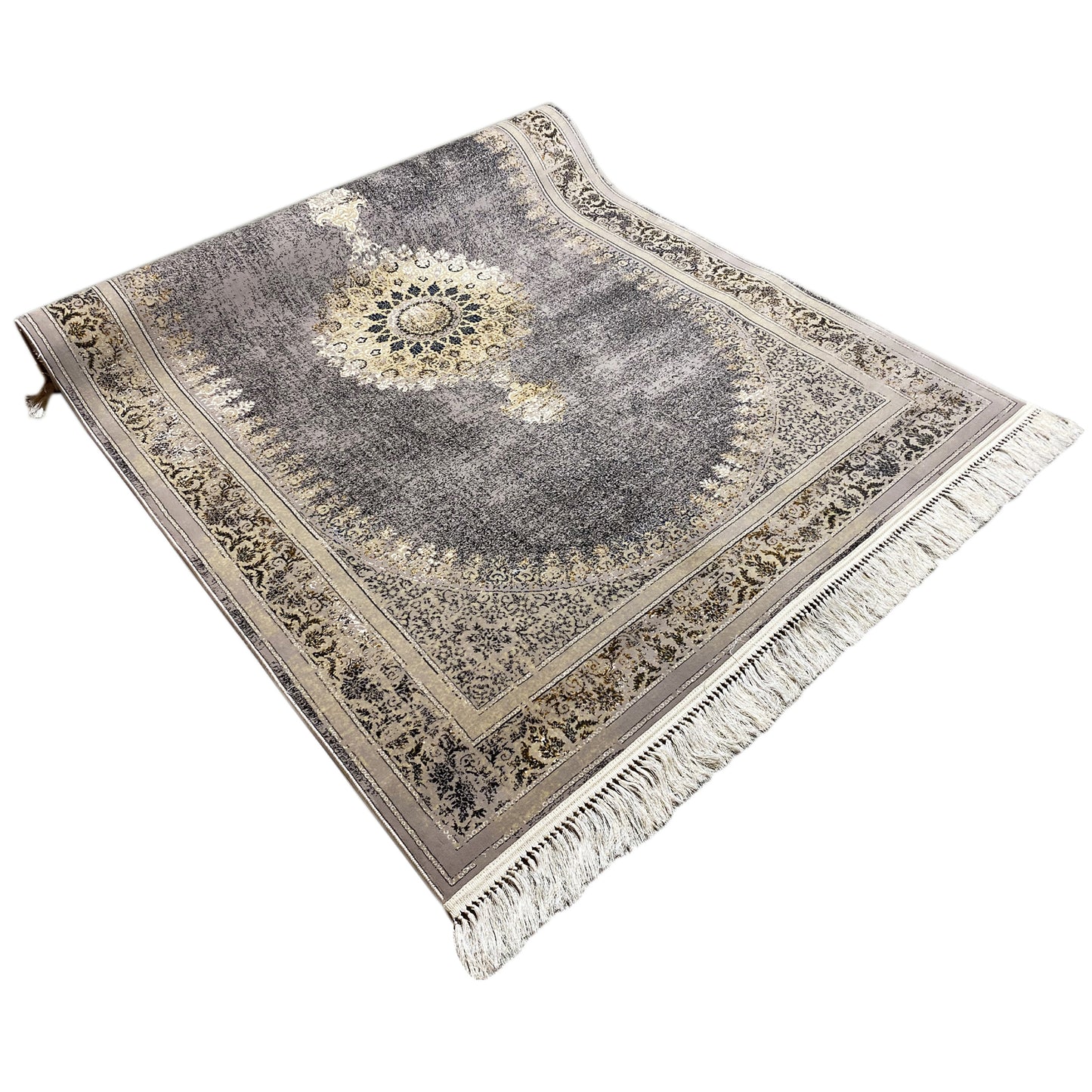 Dublin Medaillon Teppich 160x230 cm maschinell gefertigt, Vintage Optik