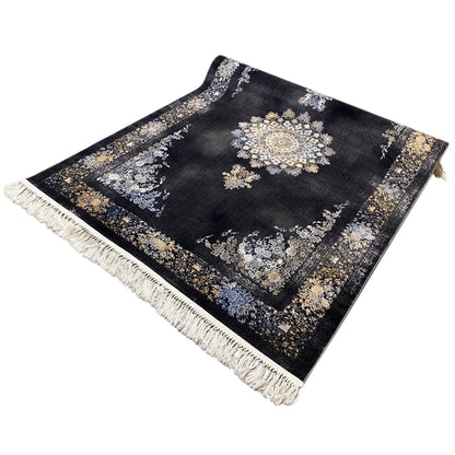 Wohnzimmerteppich 160x230 Krakau Design Grau, sehr strapazierfähig.	