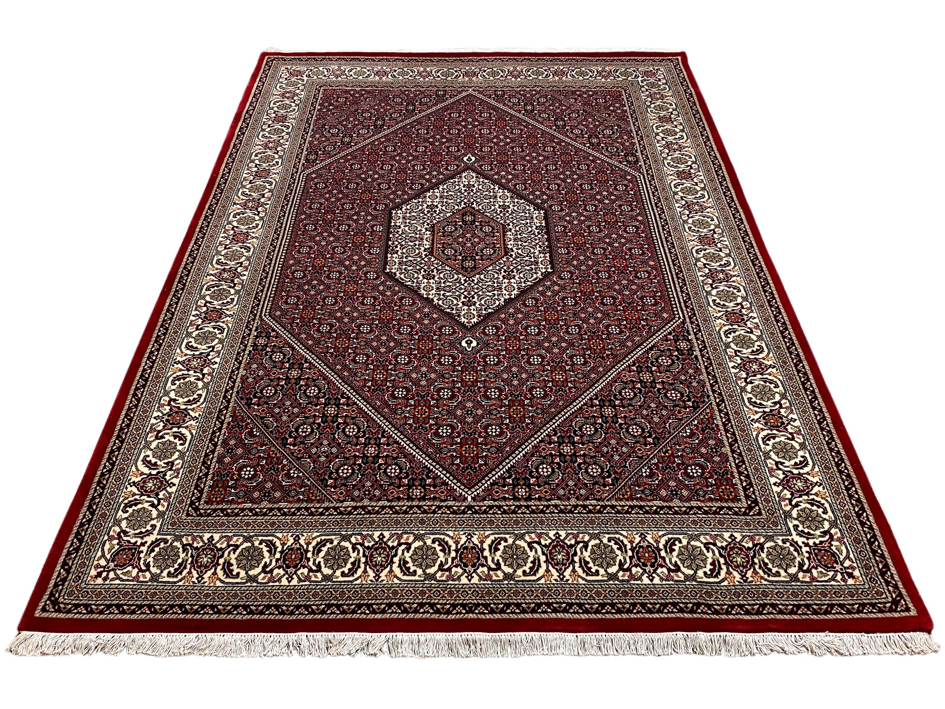 Hochwertiger Wollteppich Bidjar 244x170 cm mit Orient-Bordüre