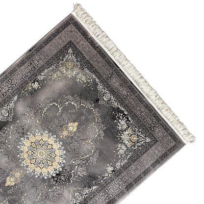 Eleganter Teppich im Medaillon-Design, 160x230 cm, maschinell gefertigt