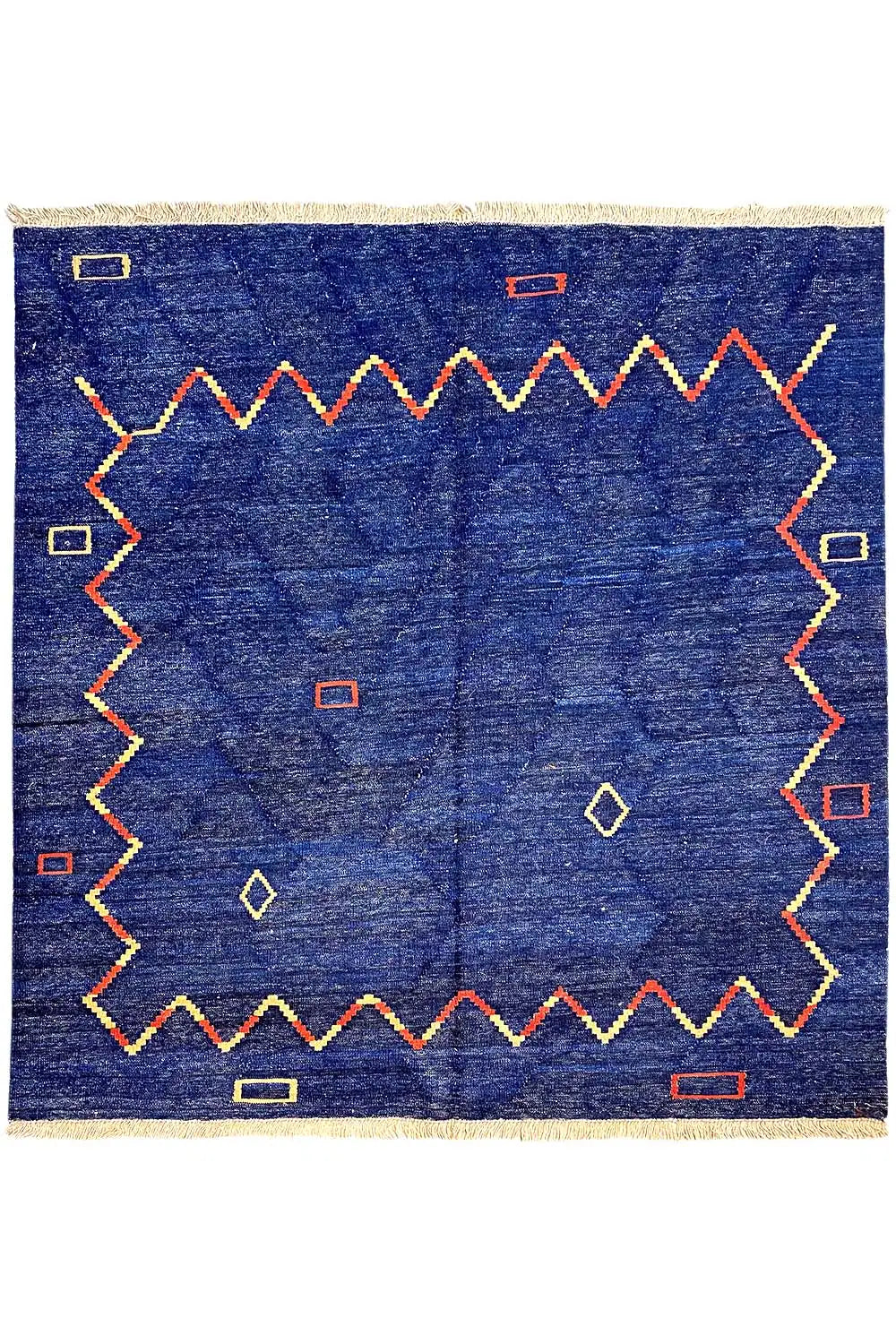 Kilim Qashqai - (143x124cm) - German Carpet Shop