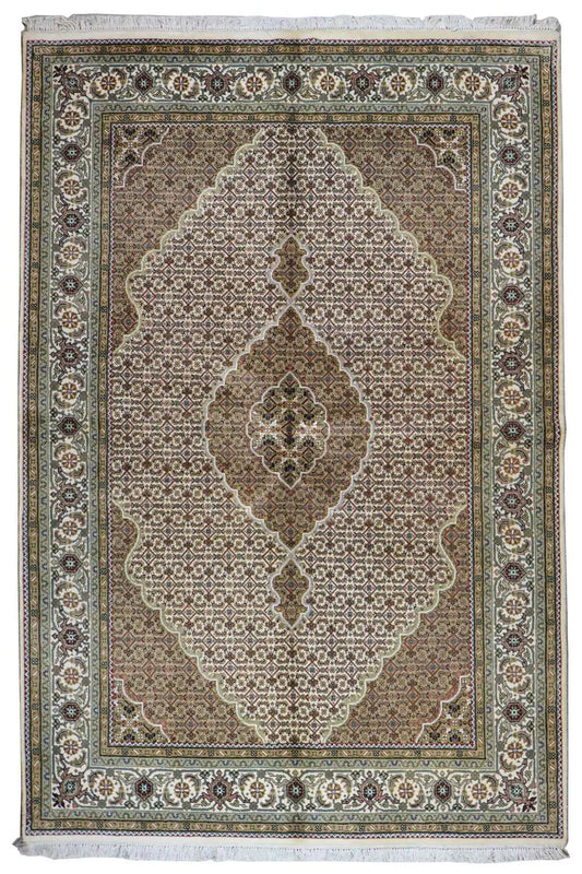  Indo Täbriz Teppich - 219399 (242x166 cm) - Premium Mahi from German Carpet Shop - Just €800! Shop now at German Carpet Shop