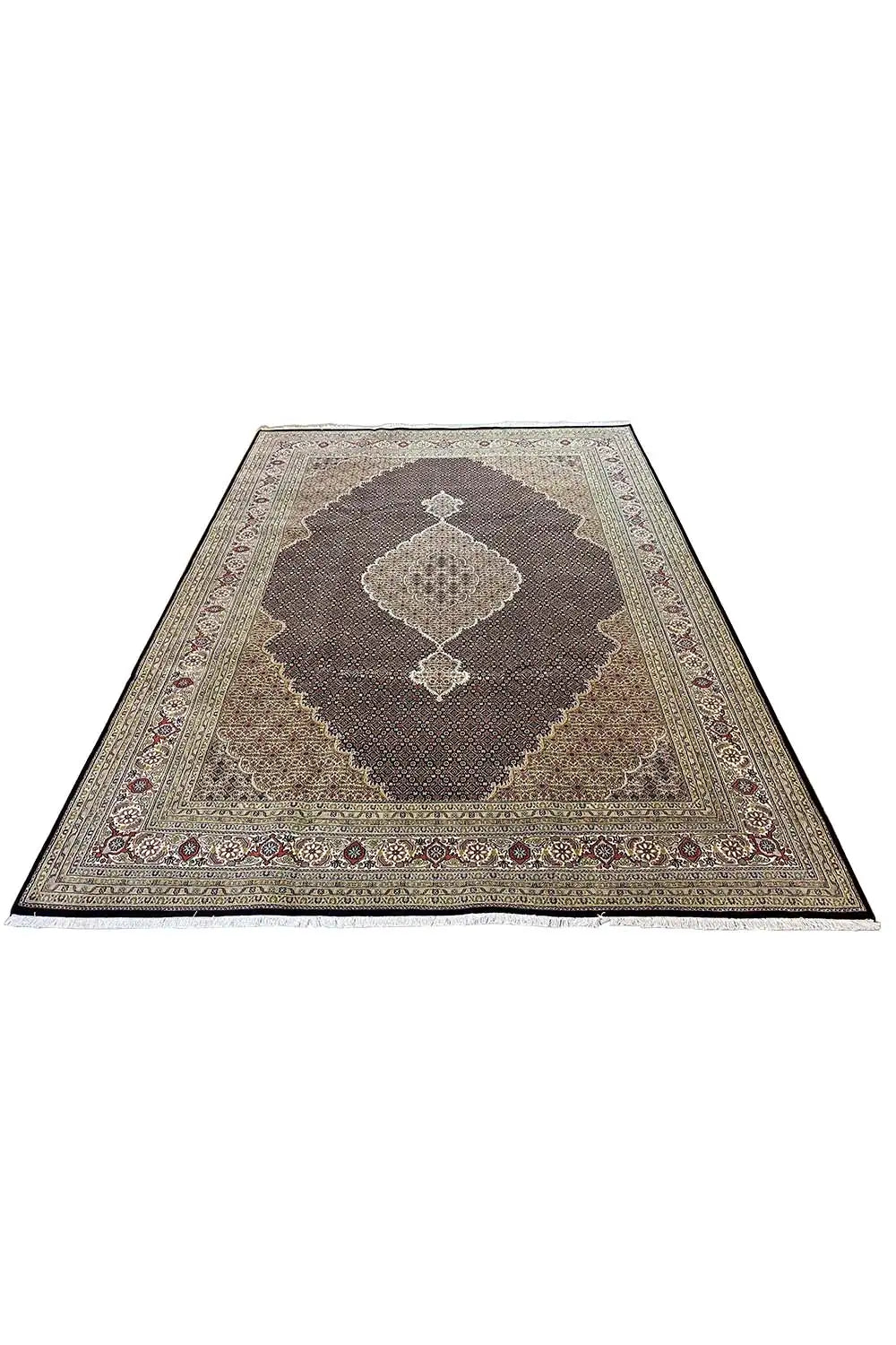  Indo Täbriz Teppich - 319385 (173x242 cm) - Premium Mahi from German Carpet Shop - Just €990! Shop now at German Carpet Shop