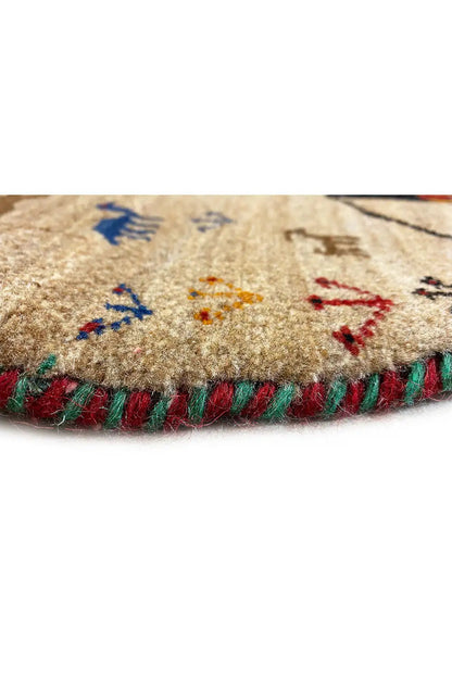  Gabbeh - 303627 - (100x100 cm) - Premium Gabbeh from German Carpet Shop - Just €450! Shop now at German Carpet Shop