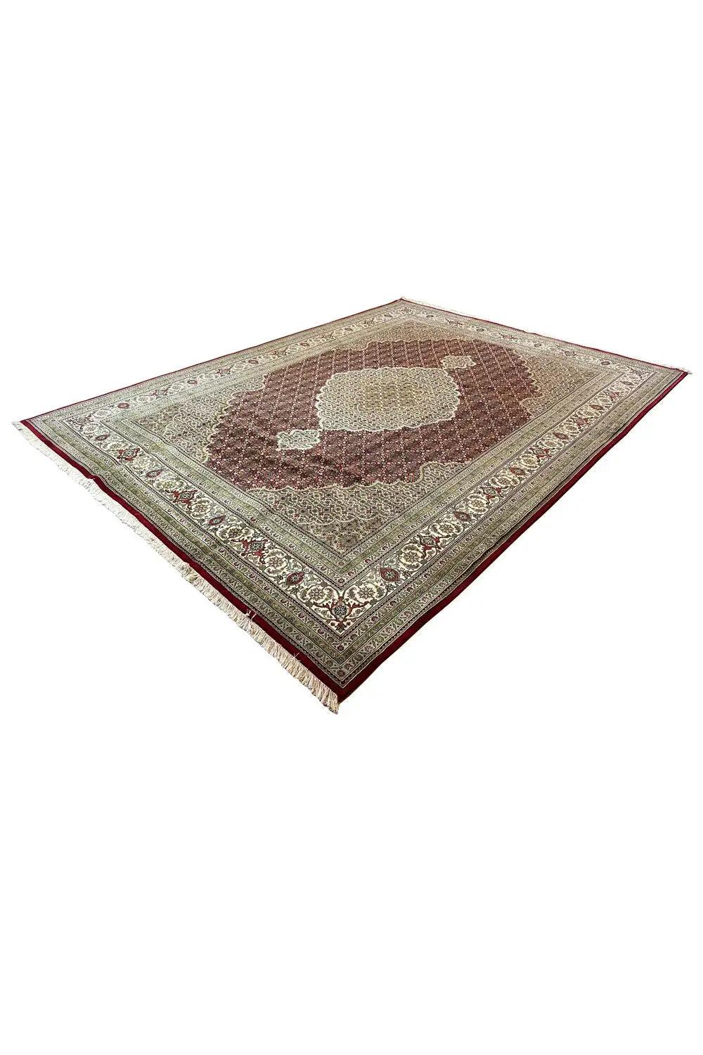  Indo Täbriz Teppich - 31445 (253x308cm) - Premium Mahi from German Carpet Shop - Just €1950! Shop now at German Carpet Shop