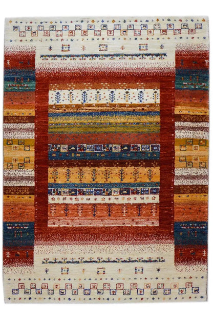  Gabbeh - (140x97 cm) - Premium Gabbeh from German Carpet Shop - Just €900! Shop now at German Carpet Shop