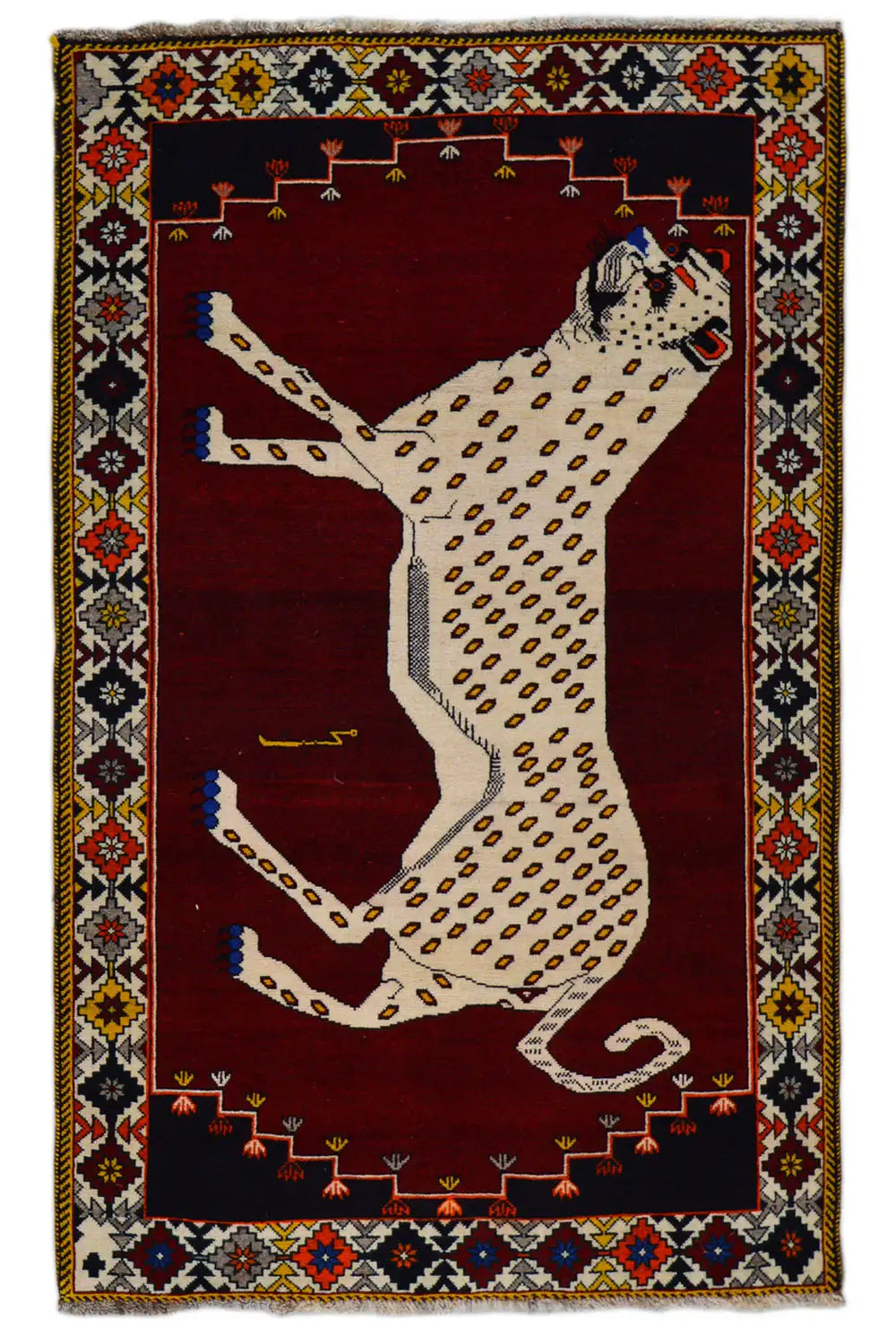  Löwen Gabbeh - 3548955845 (193x125 cm) - Premium Löwen Gabbeh from German Carpet Shop - Just €580! Shop now at German Carpet Shop