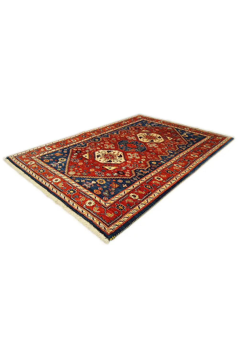  Qashqai Exklusiv (144x98 cm) - Premium Teppich from German Carpet Shop - Just €1150! Shop now at German Carpet Shop
