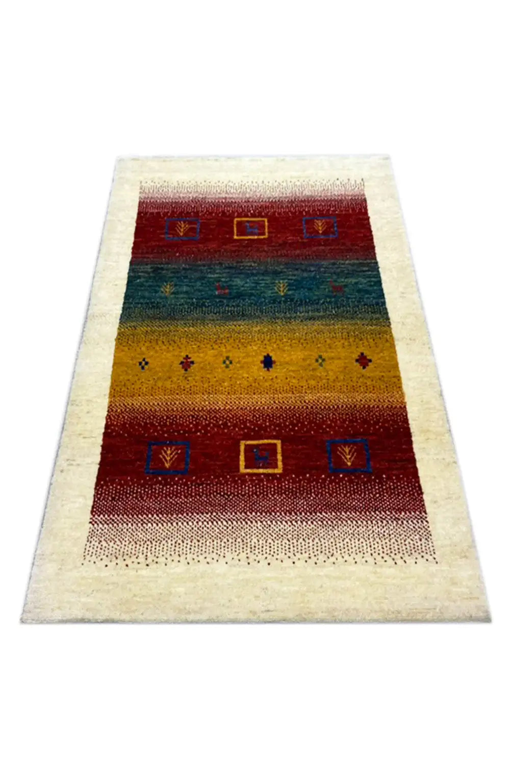  Gabbeh - (121x83 cm) - Premium Gabbeh from German Carpet Shop - Just €625! Shop now at German Carpet Shop