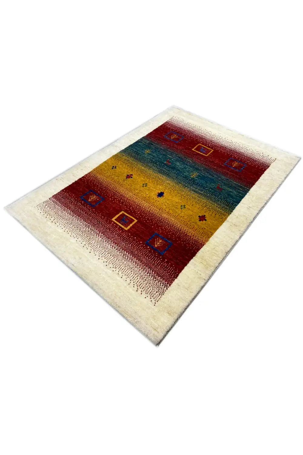  Gabbeh - (121x83 cm) - Premium Gabbeh from German Carpet Shop - Just €625! Shop now at German Carpet Shop