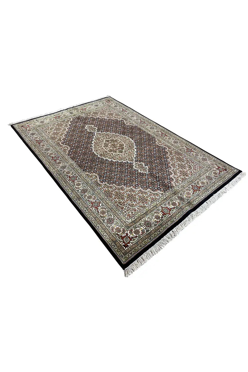  Indo Täbriz Teppich - 1019407 (167x242 cm) - Premium Mahi Bidjar from German Carpet Shop - Just €800! Shop now at German Carpet Shop