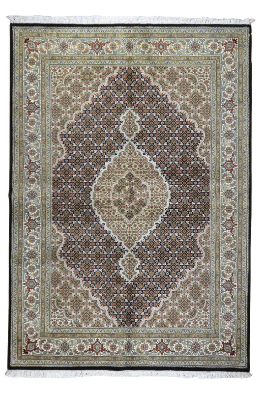  Indo Täbriz Teppich - 1019407 (167x242 cm) - Premium Mahi Bidjar from German Carpet Shop - Just €800! Shop now at German Carpet Shop