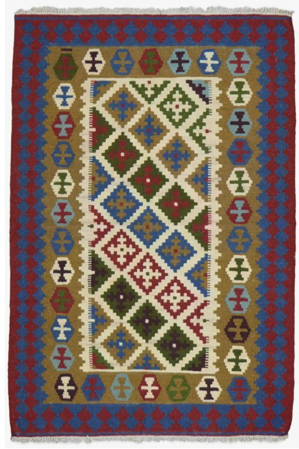 Kilim Qashqai - Multicolor 9500610 146x100 cm - German Carpet Shop